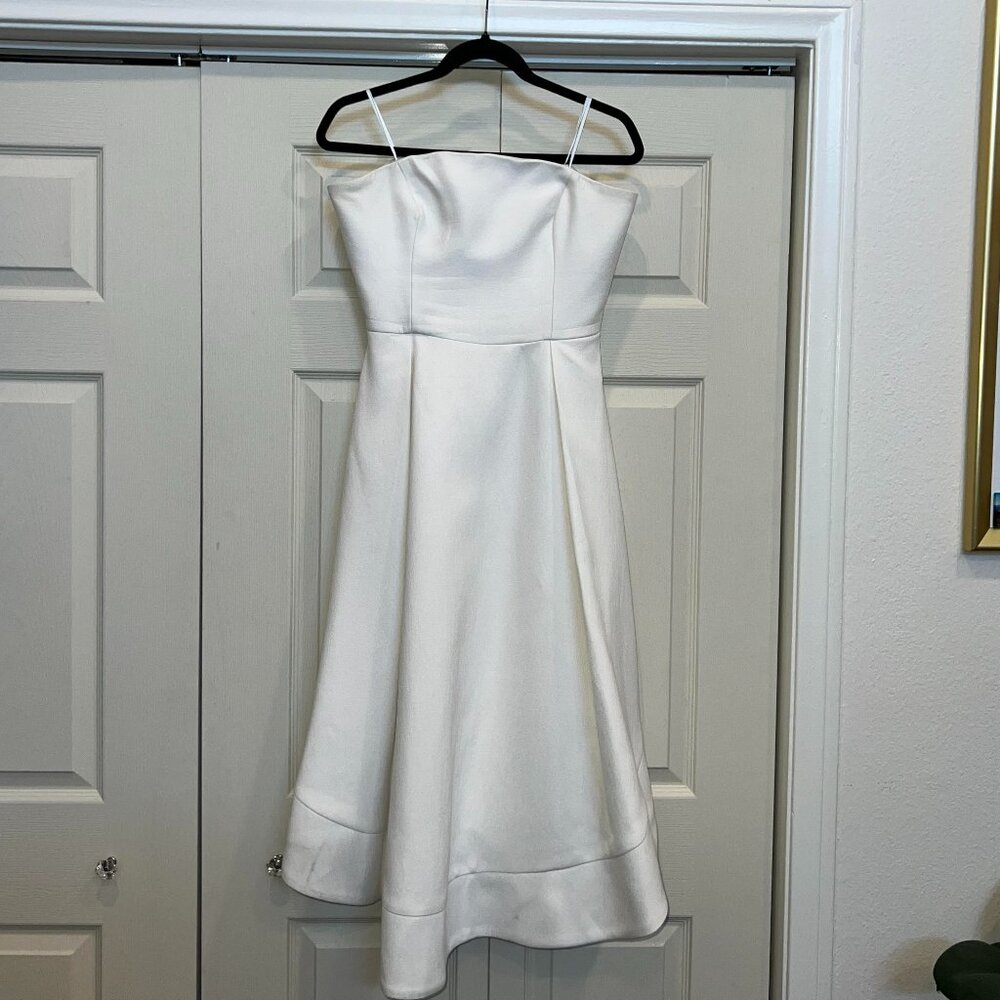 C/MEO Collective White Strapless Bridal Shower dress Size L / US 8